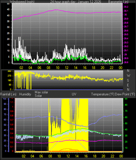 24 Hour Graph for Day 12