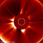 Latest LASCO C2 image of the Sun