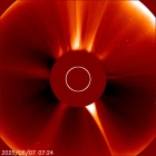 Latest LASCO C2 image of the Sun