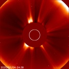 Latest LASCO C2 image of the Sun