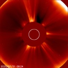 Latest LASCO C2 image of the Sun