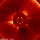 Latest LASCO C2 image of the Sun