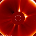 Latest LASCO C2 image of the Sun