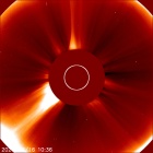 Latest LASCO C2 image of the Sun
