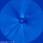 Latest LASCO C3 image of the Sun