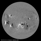 Latest SDO/HMI Magnetogram image of the Sun