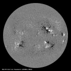 Latest SDO/HMI Magnetogram image of the Sun