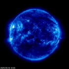 Click for time-lapse image of the sun