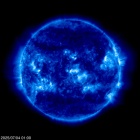 Click for time-lapse image of the sun
