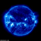 Click for time-lapse image of the sun