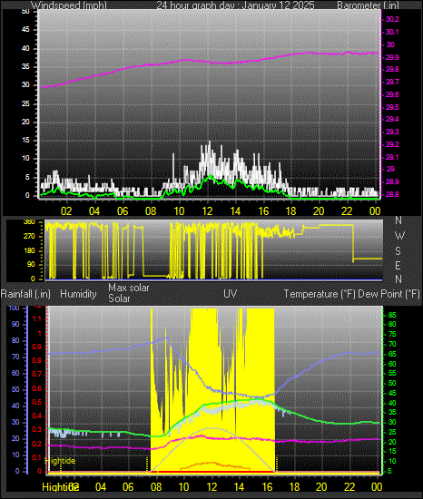 24 Hour Graph for Day 12