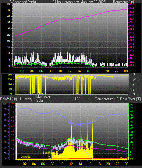 24 Hour Graph for Day 20
