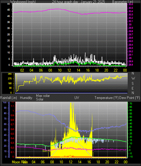 24 Hour Graph for Day 21