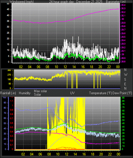 24 Hour Graph for Day 21