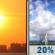 Wednesday: Sunny then Slight Chance Showers And Thunderstorms