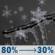 Tonight: Rain before 7pm, then rain likely and a chance of freezing rain between 7pm and 8pm, then rain and snow between 8pm and 9pm, then a chance of freezing rain and a chance of rain between 9pm and 10pm, then a chance of freezing rain and a chance of rain and snow between 10pm and 2am. Cloudy, with a low around 28. North wind 2 to 6 mph. Chance of precipitation is 80%. Little or no ice accumulation expected. Tonight: Chance Freezing Rain
