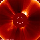 Latest LASCO C2 image of the Sun