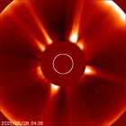 Latest LASCO C2 image of the Sun