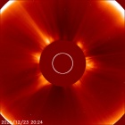 Latest LASCO C2 image of the Sun