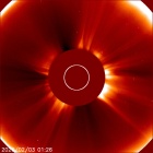 Latest LASCO C2 image of the Sun
