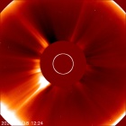 Latest LASCO C2 image of the Sun