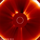 Latest LASCO C2 image of the Sun