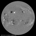 Latest SDO/HMI Magnetogram image of the Sun