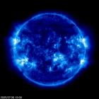 Click for time-lapse image of the sun