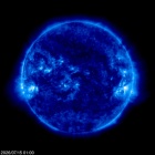 Click for time-lapse image of the sun