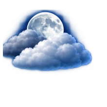 Night Time/dry/mostly Cloudy
