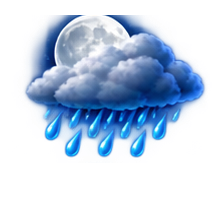 Night Time/moderate Rain/overcast